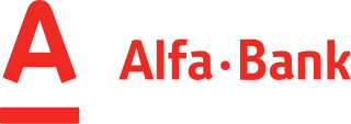 Логотип компании Альфа Банк
